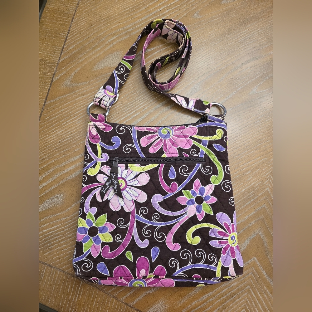Vera Bradley Purple Punch Hipster Crossbody